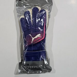 PUMA Men ULTRA Match Protect RC Gloves Blue  Goalkeeper Football Goalie 04186401